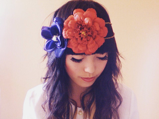 french blooms headpiece // woodland collection