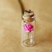 pink rose valentines day necklace