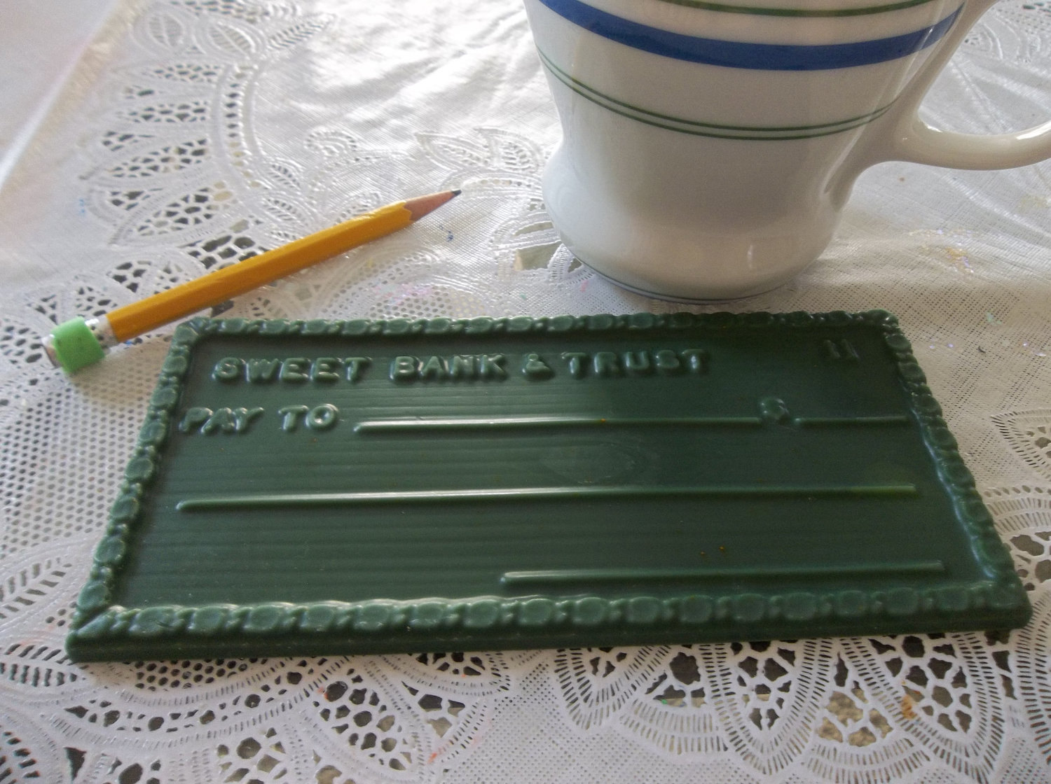 Soy Candle Tart Yoga Melts Blank Check Manifest Money With The Law of Attraction