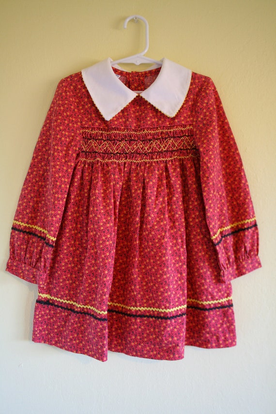 Vintage Hand Smocked Polly Flinders Dress By Mamafabun On Etsy