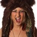 Faux Fur Brown Bear Half Hat SALE