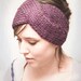 KNITTING PATTERN Parisian Twist Headband Ear Warmer PDF