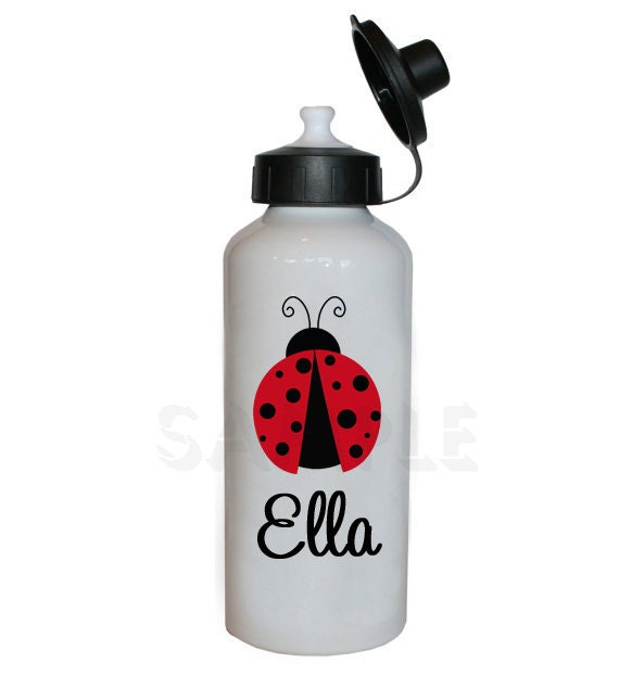Ladybug Water Bottle Lady Bug Personalized Water Bottle Il_570xn