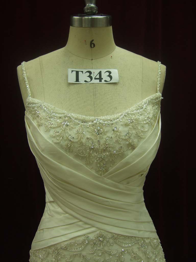 Ivory Bridal Gown with Straps