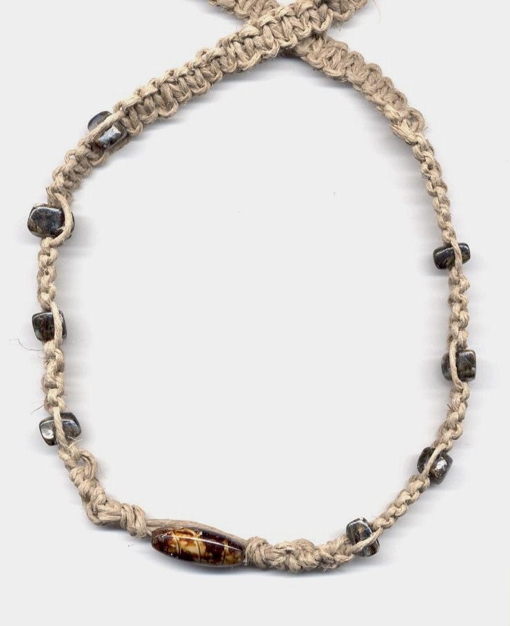 Hemp Necklace Earth Bound for Men