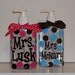 SET OF 2 personalized polka dot hand sanitizer  8 oz. wedding gift teacher shower GIFT