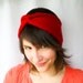 Knit Headband Turban - Valentine Red - Wool