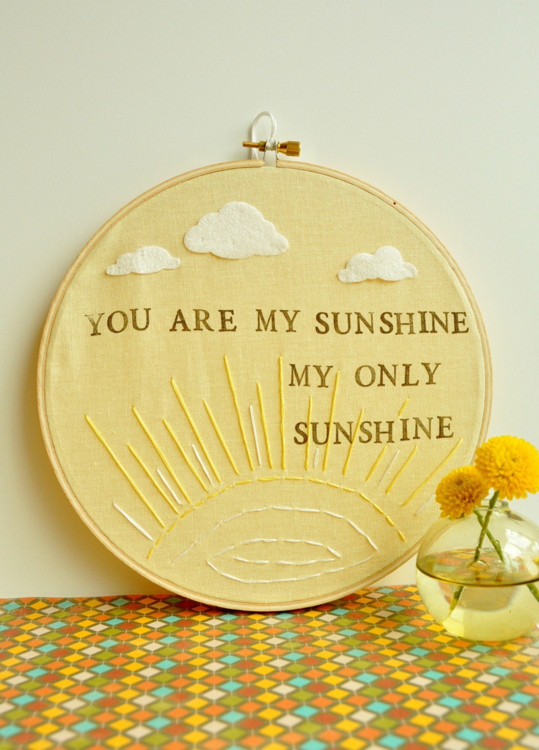 You Are My Sunshine My Only Sunshine - Modern Baby Heirloom Gift