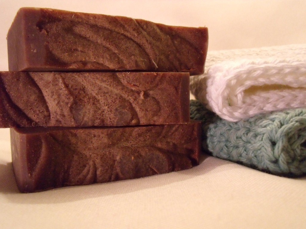 Coconut Milk Shaving Bar Soap with Kaolin Clay