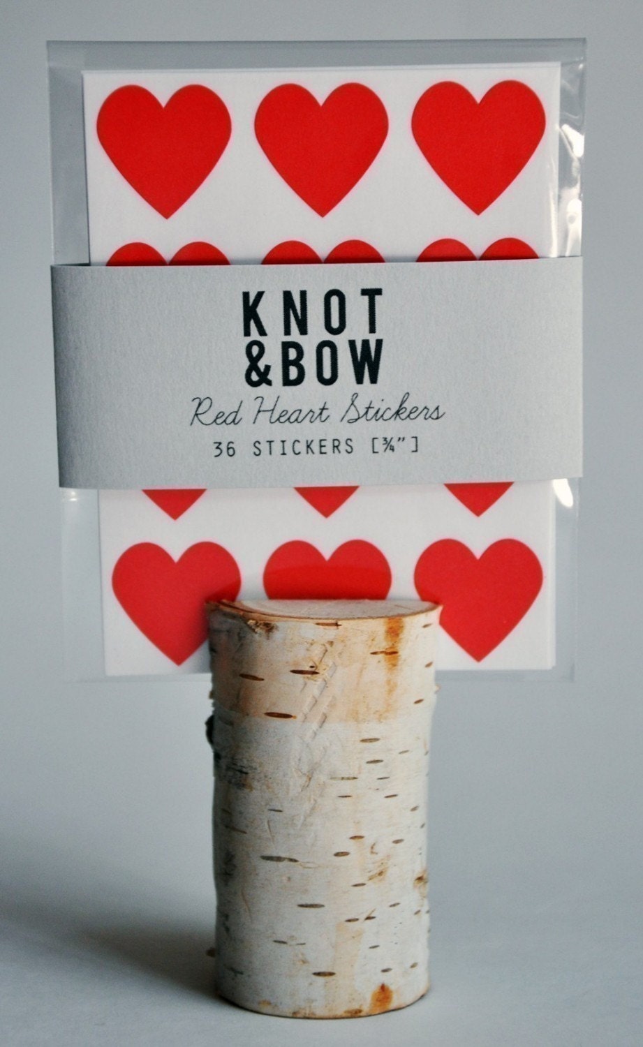 144 Red Heart Stickers - FREE SHIPPING