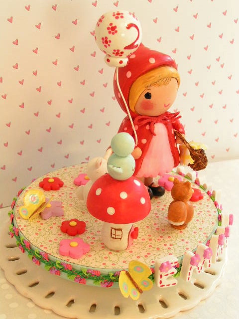 Sweetiepiecaketopper- Little Red Riding Hood - Gentle Version