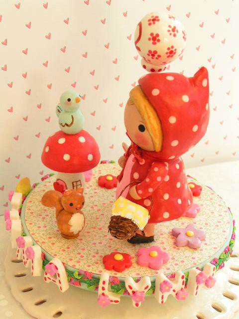 Sweetiepiecaketopper- Little Red Riding Hood - Gentle Version