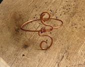 Copper  swirl bracelet.