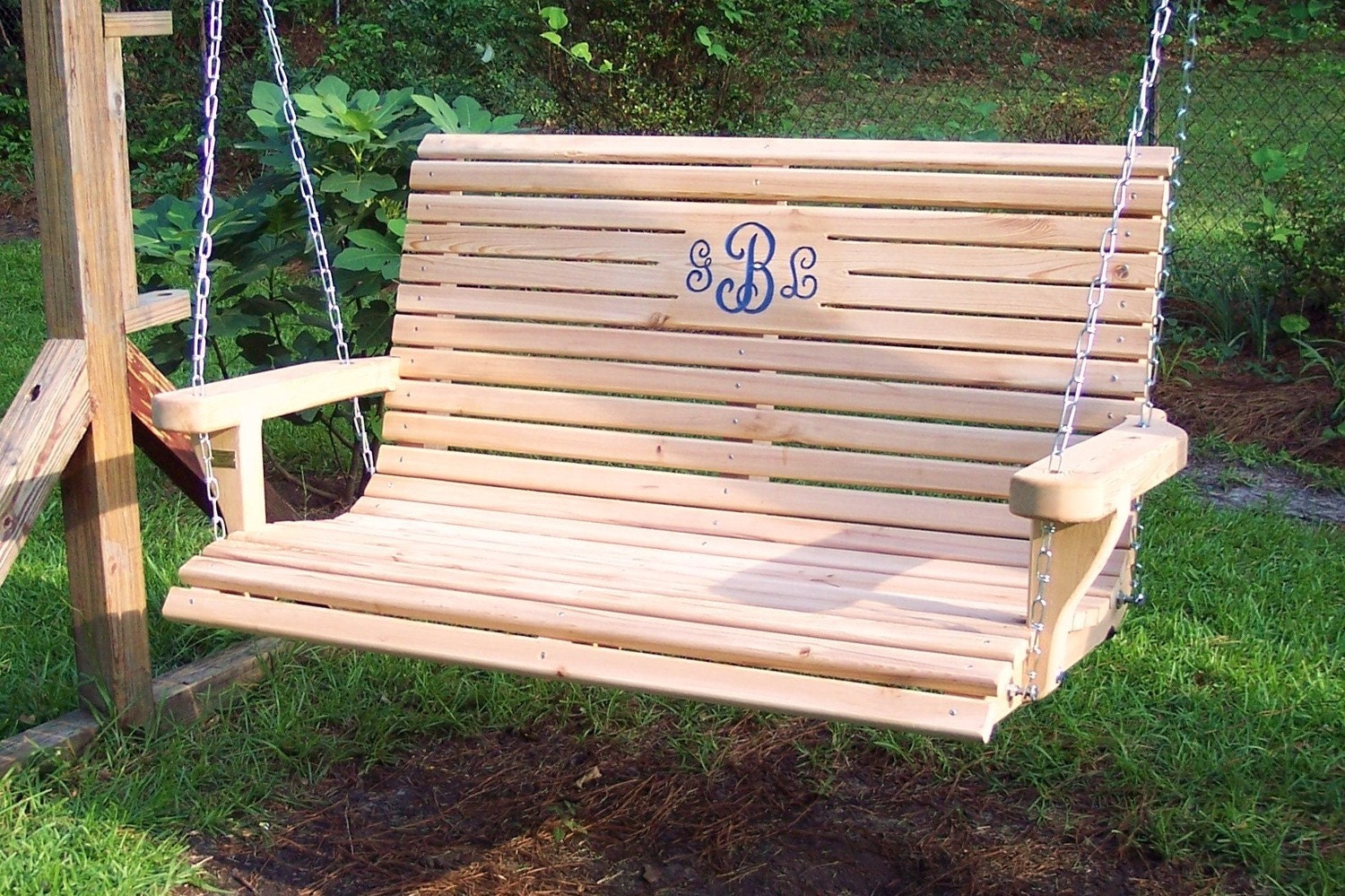 Wooden Porch Swing-60"- Free Shipping