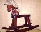 Wood Rocking Horse-Vintage