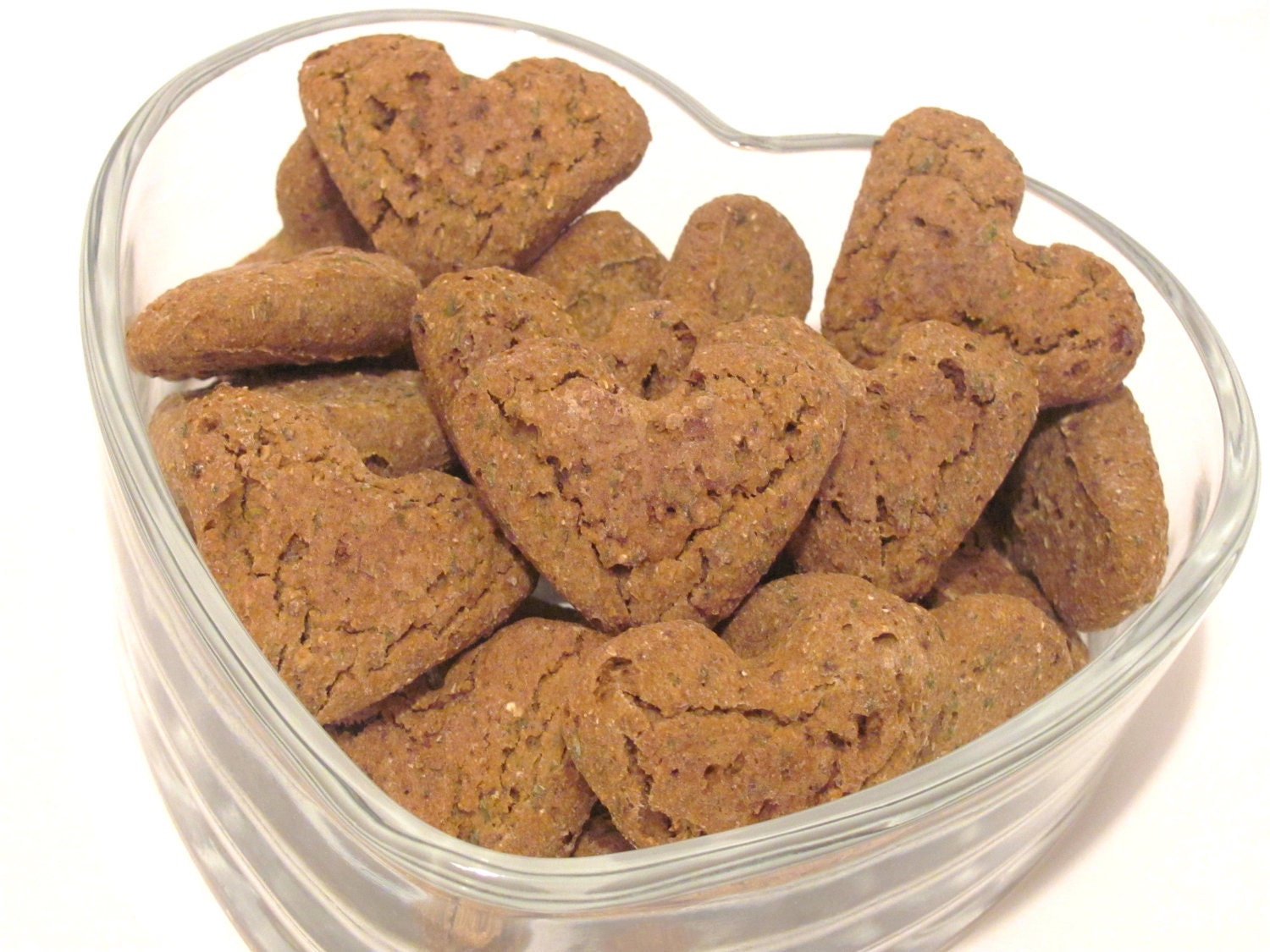 Gourmet Handmade All Natural Healthy Heart Dog Treats Apple Oat Sweet Potato Carrot Wheat FRee Soy Egg Rice and Oil free Low Fat