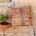 Upcycled Sumatra Burlap Pillow