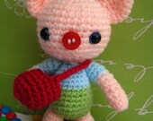Instant Download PDF  amigurumi crochet pattern  pig  -willy,welcome to sell finished doll