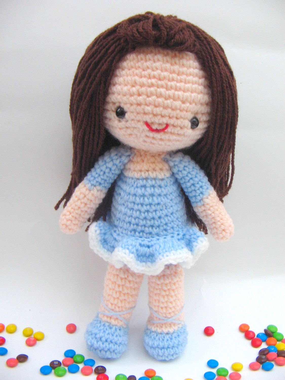 Instant Download PDF amigurumi crochet pattern girl ballerina-Bella-etsy