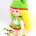 Instant Download PDF amigurumi crochet pattern girl frog-Kelly-etsy