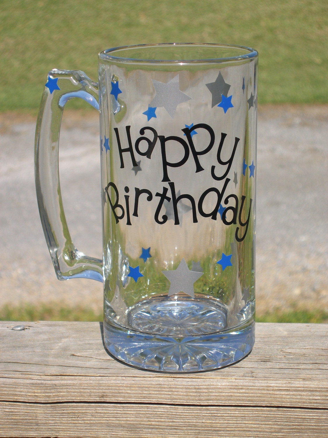 Items similar to Beer MugPersonalized Happy Birthday on Etsy