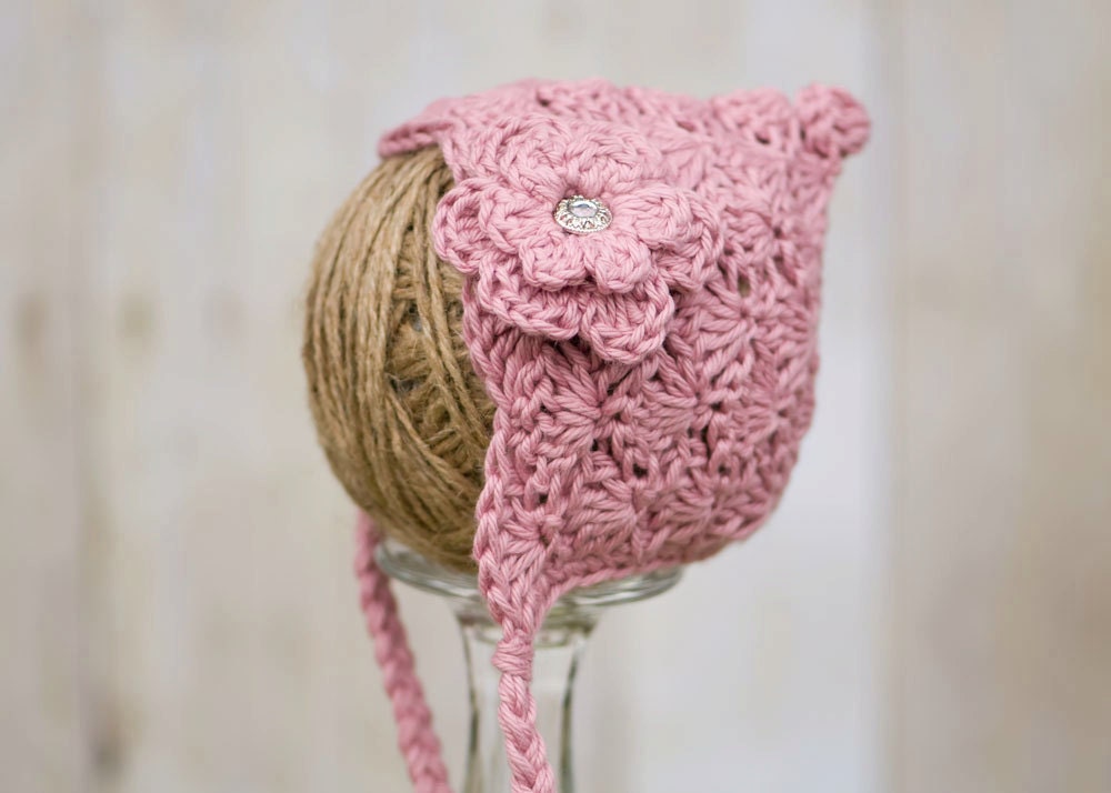 Crochet Pixie Bonnet- MADE To Order