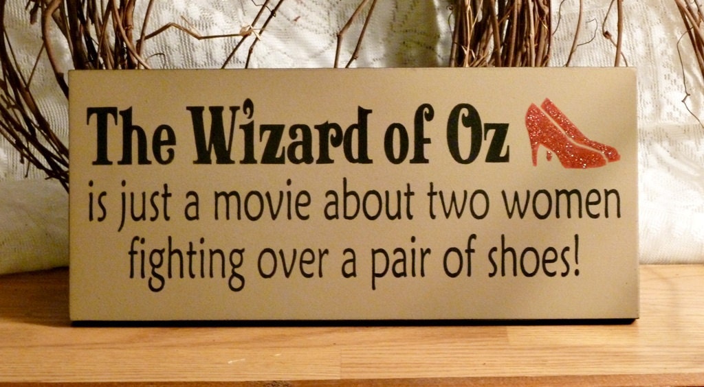 The Wizard Of Oz Funny Painted Wood Sign