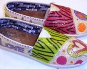 Whimsical Peace & Love TOMS