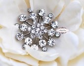 5pcs RD140 Rhinestone Silver Metal Flatback Embellishment Button Brooch Bridal accessories invitation crystal bouquet flowers hair clip comb
