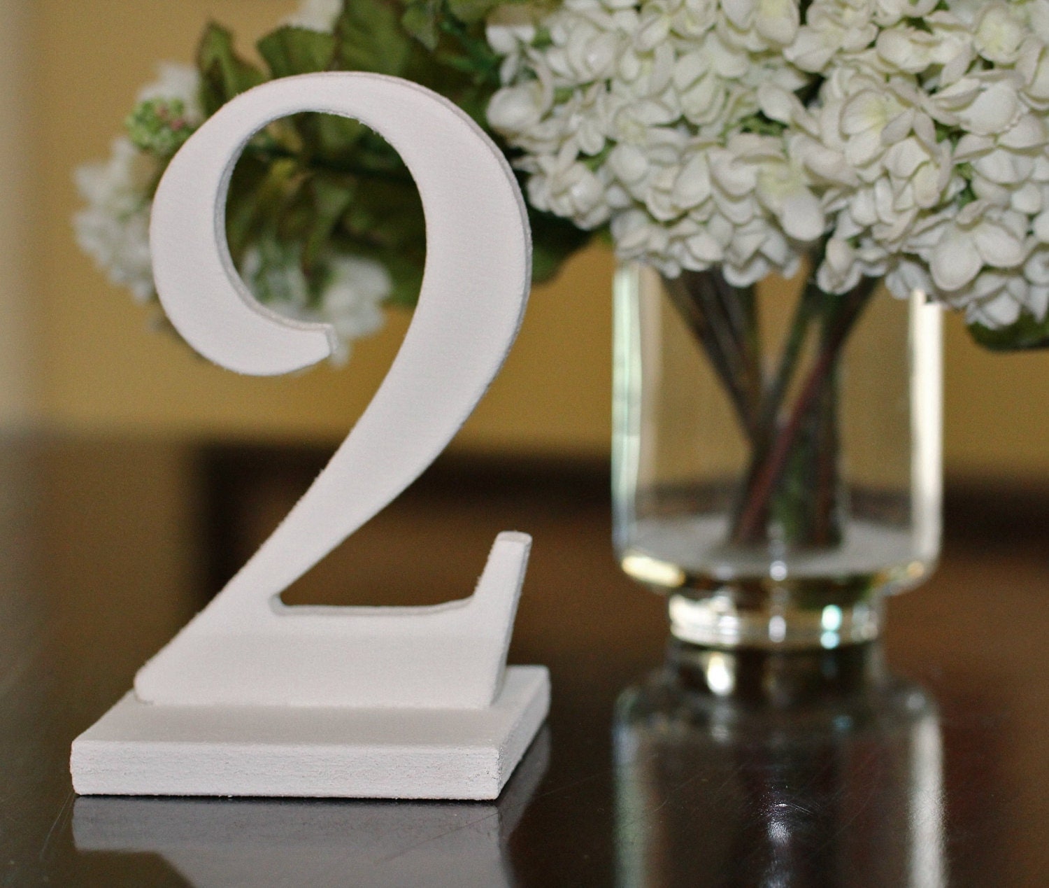Popular items for white table number on Etsy