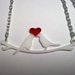 Little Love Birds Laser Cut Acrylic Charm Necklace