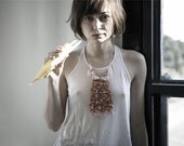 SALE - Crochet Candy Trapeze Jabot - 20% off - Ready to Ship SALE