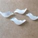 4 pieces shell mother of pearl dove