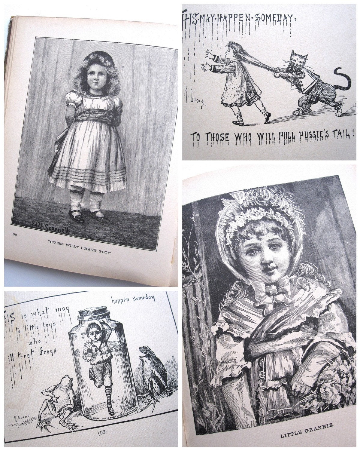 Children's Annual: Edwardian Stories, Antique Illustrations & Advertisements Book