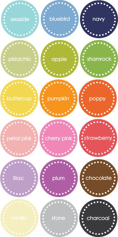 Customize Labels with color and text choice