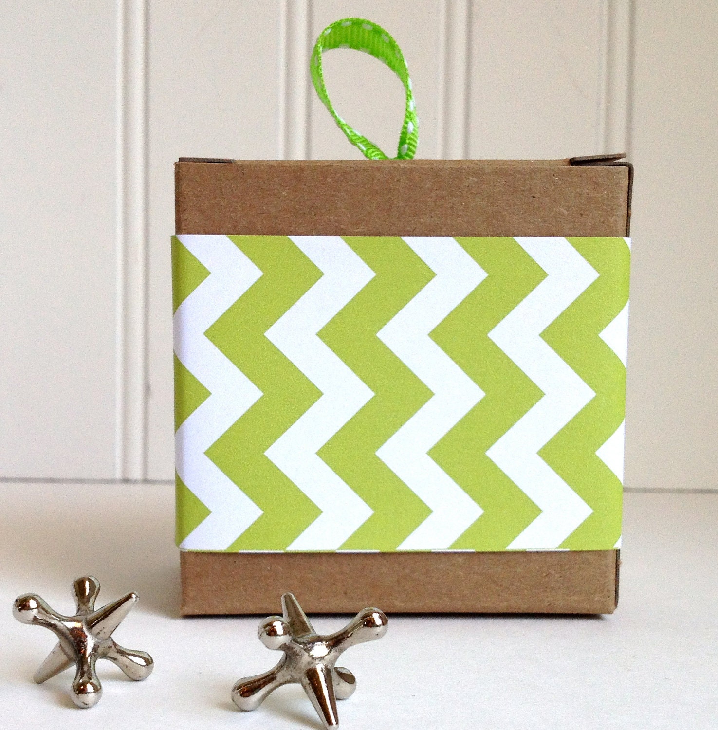 Yellow Chevron Paper Ribbon