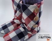 no 165 Adult 3 Button Boots PDF Pattern
