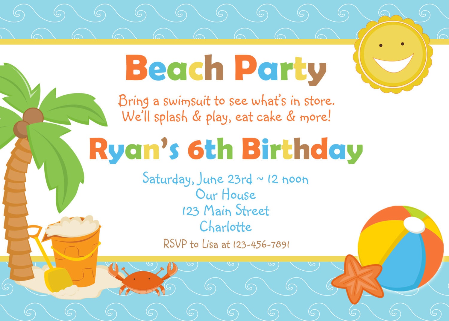 birthday party invitation clipart - photo #48