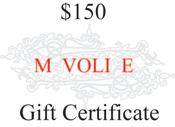 M Voli E Gift Certificate for 150 Dollars