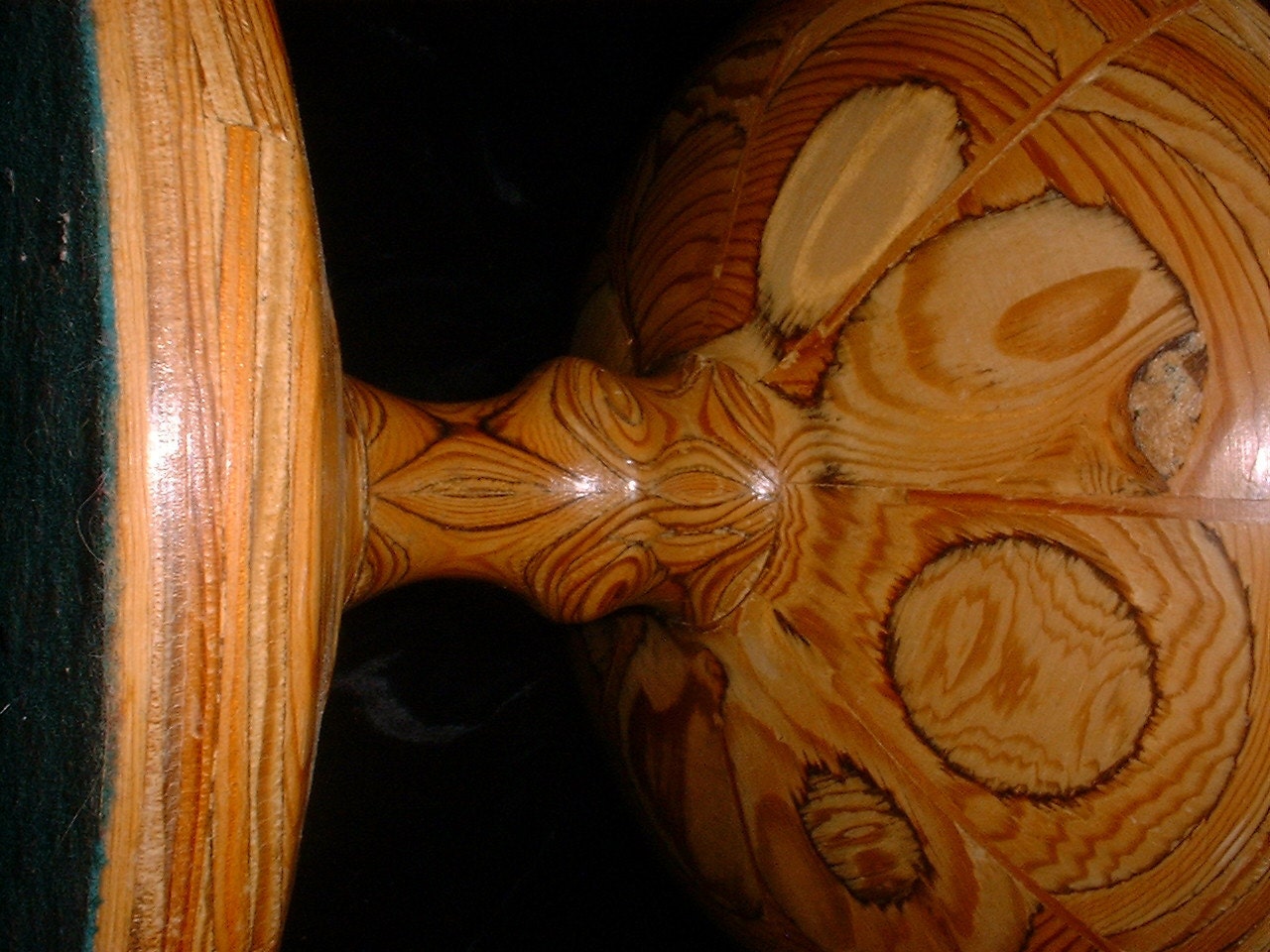Completely Amazing Wooden Pedestal Serving Dish REDUCED