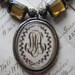 French Hair Work Necklace