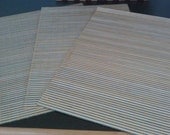 Orange or Blue Placemats-Set of 3 each Choose your color