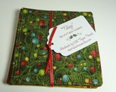 Holiday, Reversible, Fabric, Coaster, Christmas, Hostess, Teacher, Gift, Under 15, Stocking Stuffer, Festive, Housewares, Entertaining