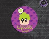 Roller Derby Sticker PACK "Deceptively Cute" Pack by Lucy Dynamite of Black Sheep Sk8