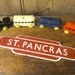 Vintage Enamel British Railway Sign