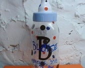 Baby Bottle Bank Personalized (Blue)