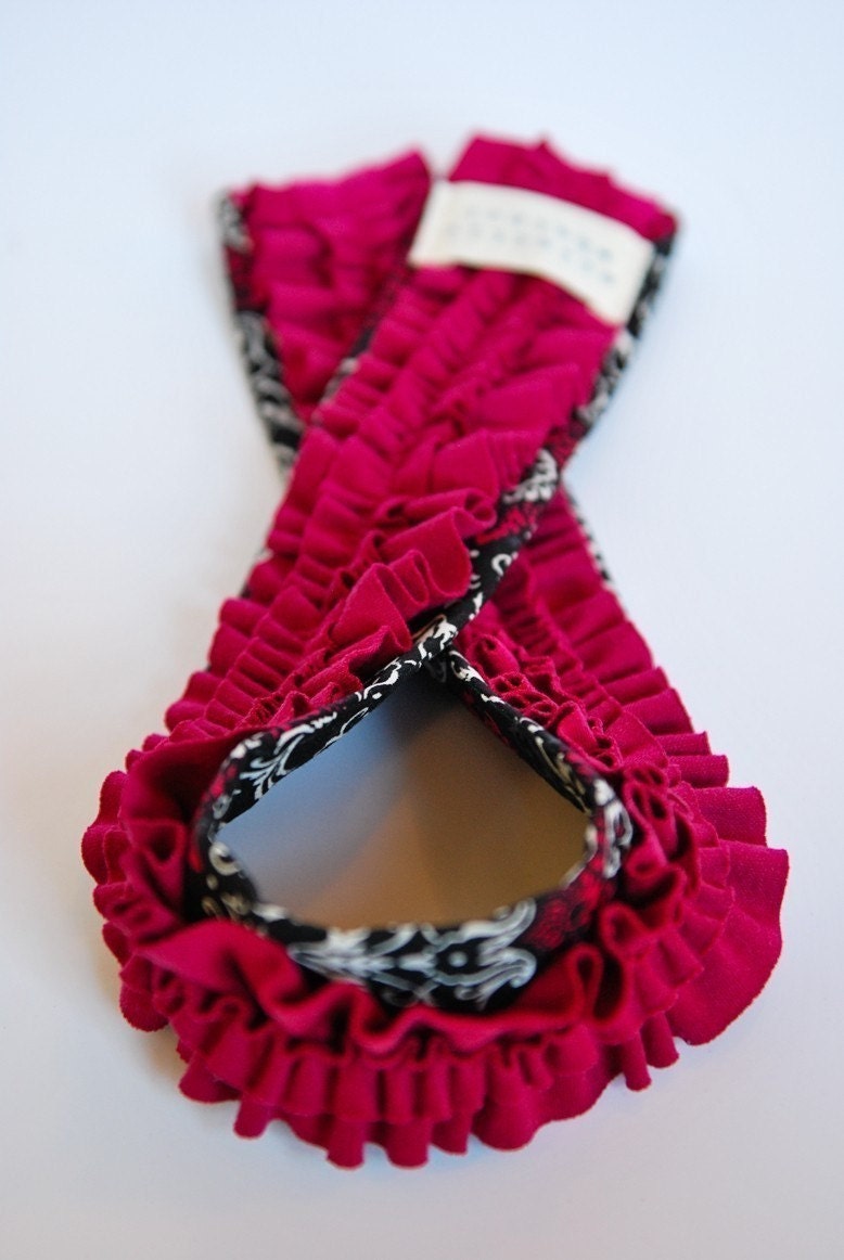 Moonlight Serenade - Ruffled dSLR Camera Strap Cover