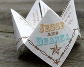 Wedding Favor/Picture Insert Cootie Catcher (PDF - PRINTABLE)