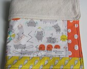 Cloud 9 Monsterz Mash Organic Fabric with Organic Fleece Security Blanket Lovey