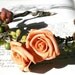 Orange Roses Woodland Tiara OOAK
